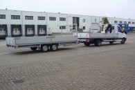 open laadbak en 3.5 tons aanhangwagen