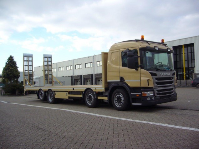 open laadbak op Scania